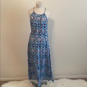Francescas Blue Floral Maxi Dress